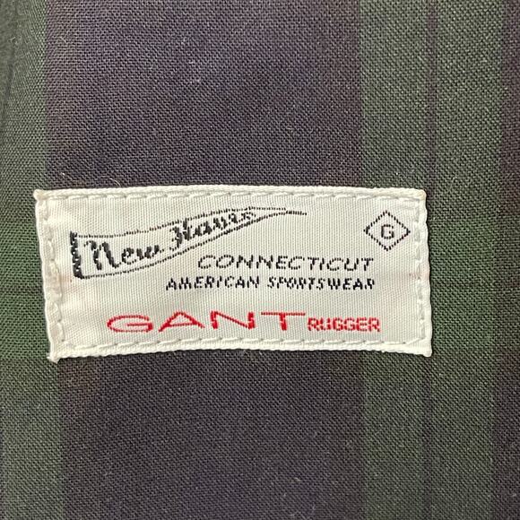GANT Rugger Cotton Plaid Car Coat Size Small - Picture 7 of 13